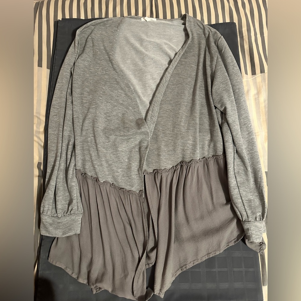 Maurice’s open front layering cardigan